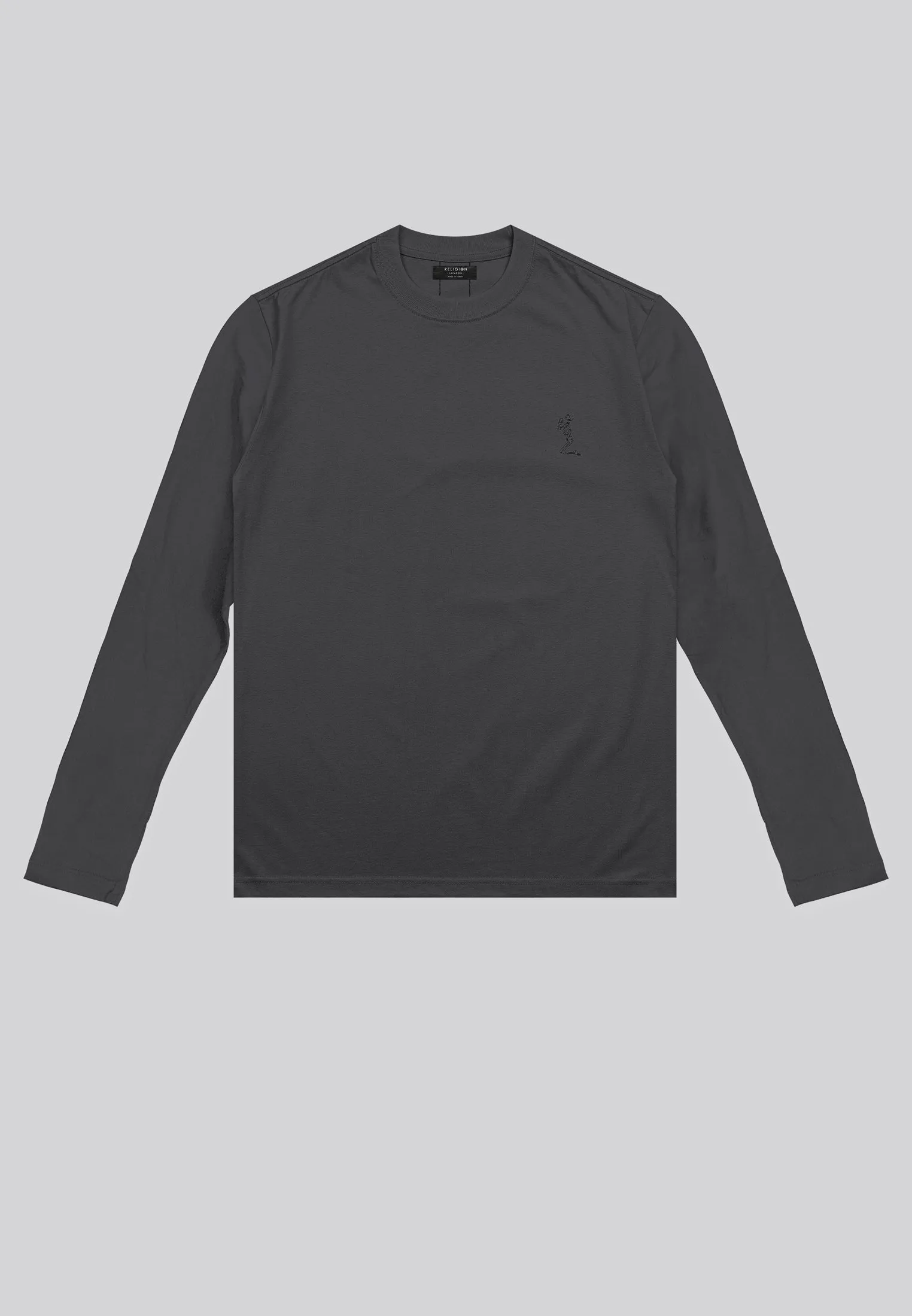 ESSENTIAL CORE BLACK OYSTER LONG SLEEVE T-SHIRT