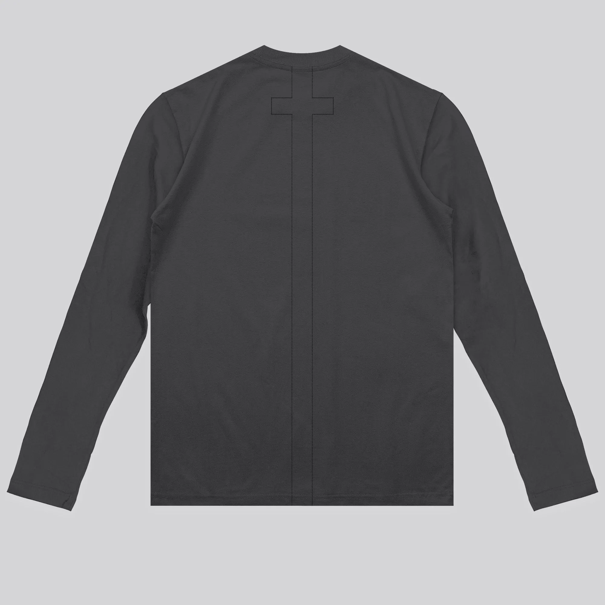 ESSENTIAL CORE BLACK OYSTER LONG SLEEVE T-SHIRT