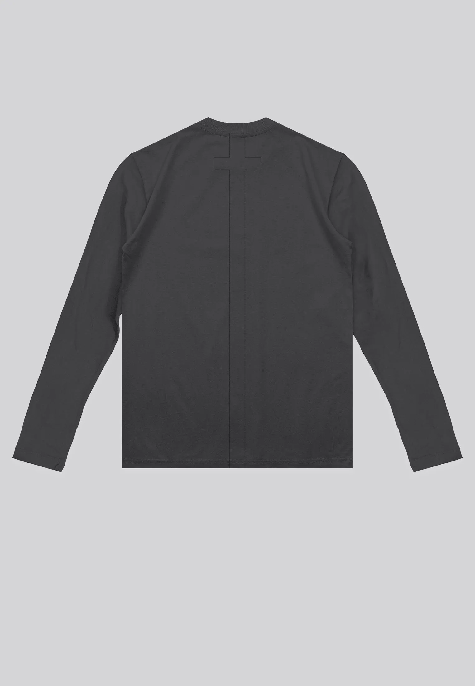 ESSENTIAL CORE BLACK OYSTER LONG SLEEVE T-SHIRT