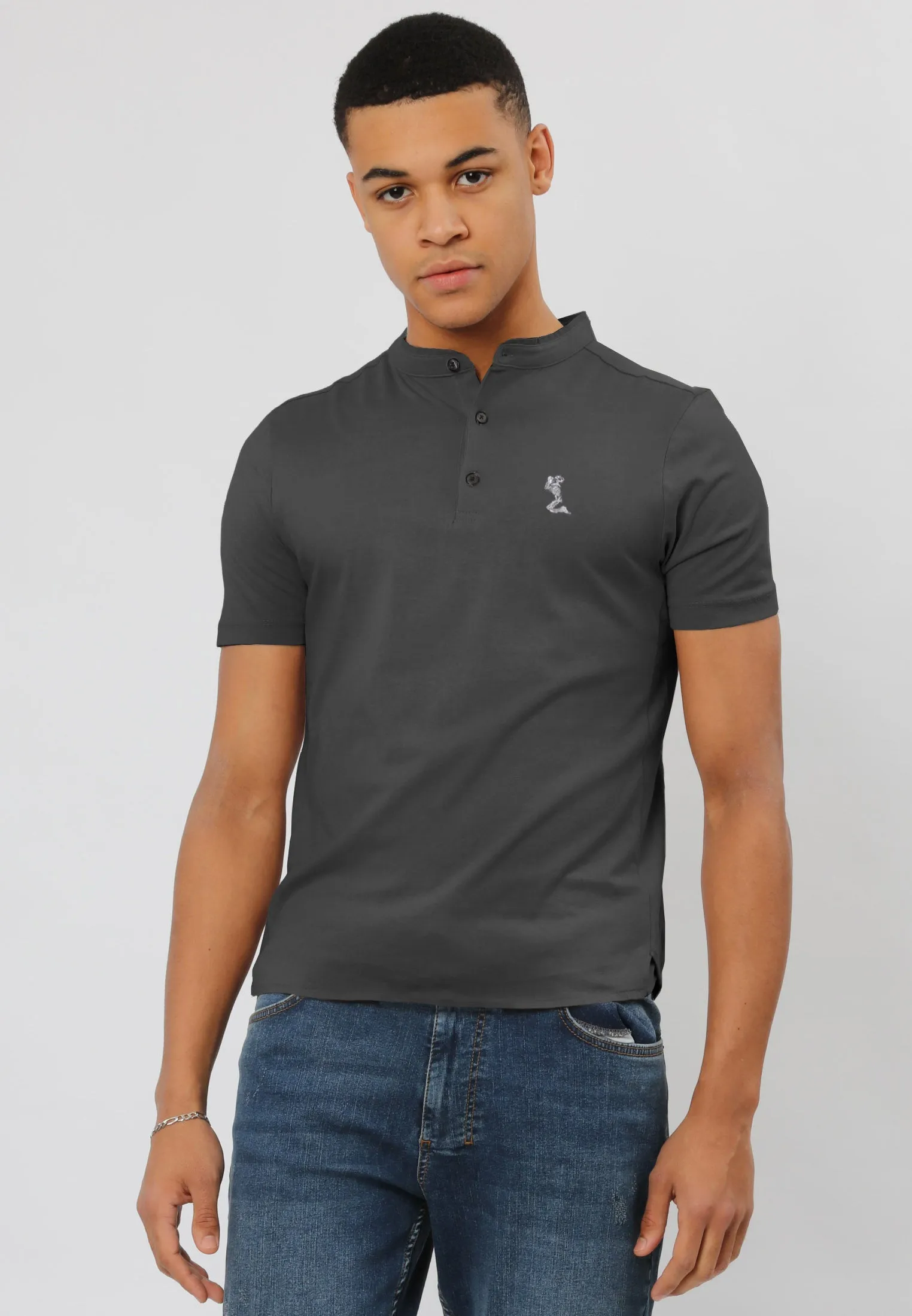 ESSENTIAL ORSON DARK METAL POLO SHIRT