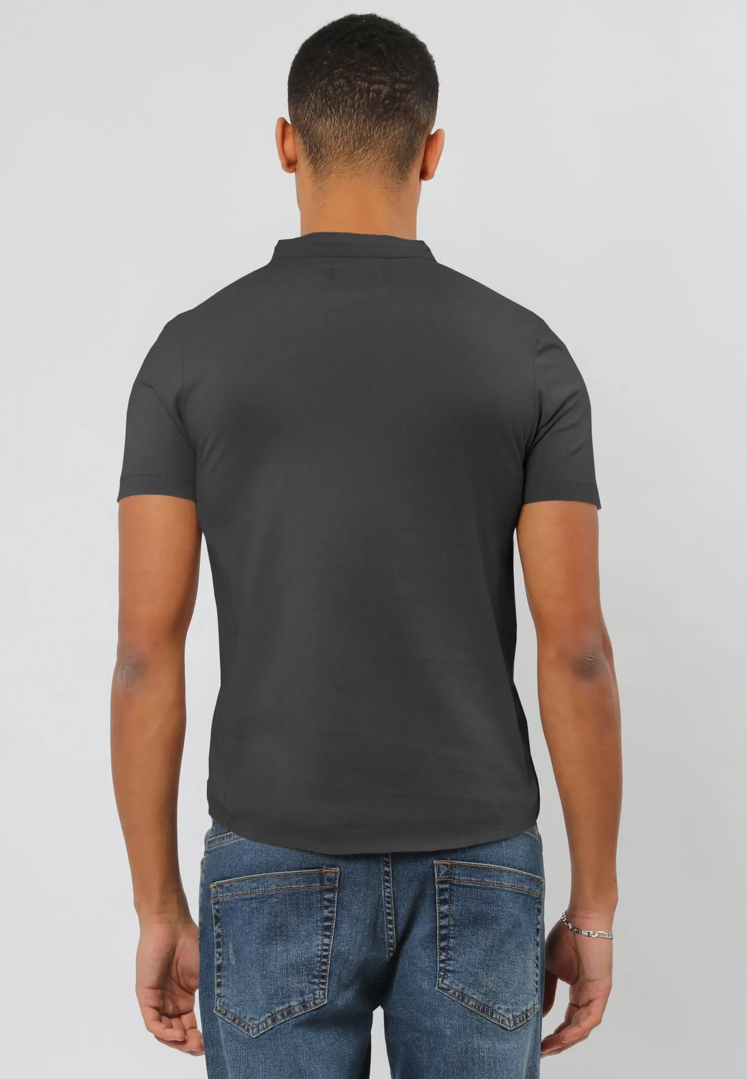 ESSENTIAL ORSON DARK METAL POLO SHIRT