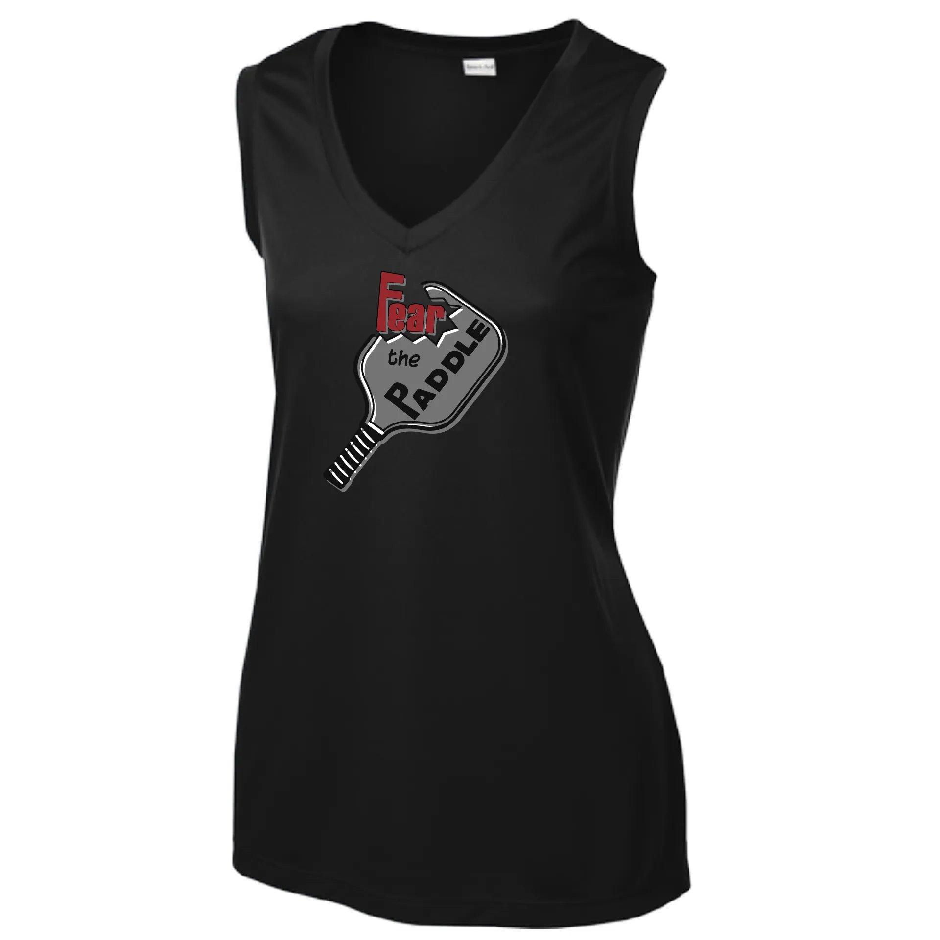 Fear The Paddle | Women’s Sleeveless Athletic Shirt | 100% Polyester