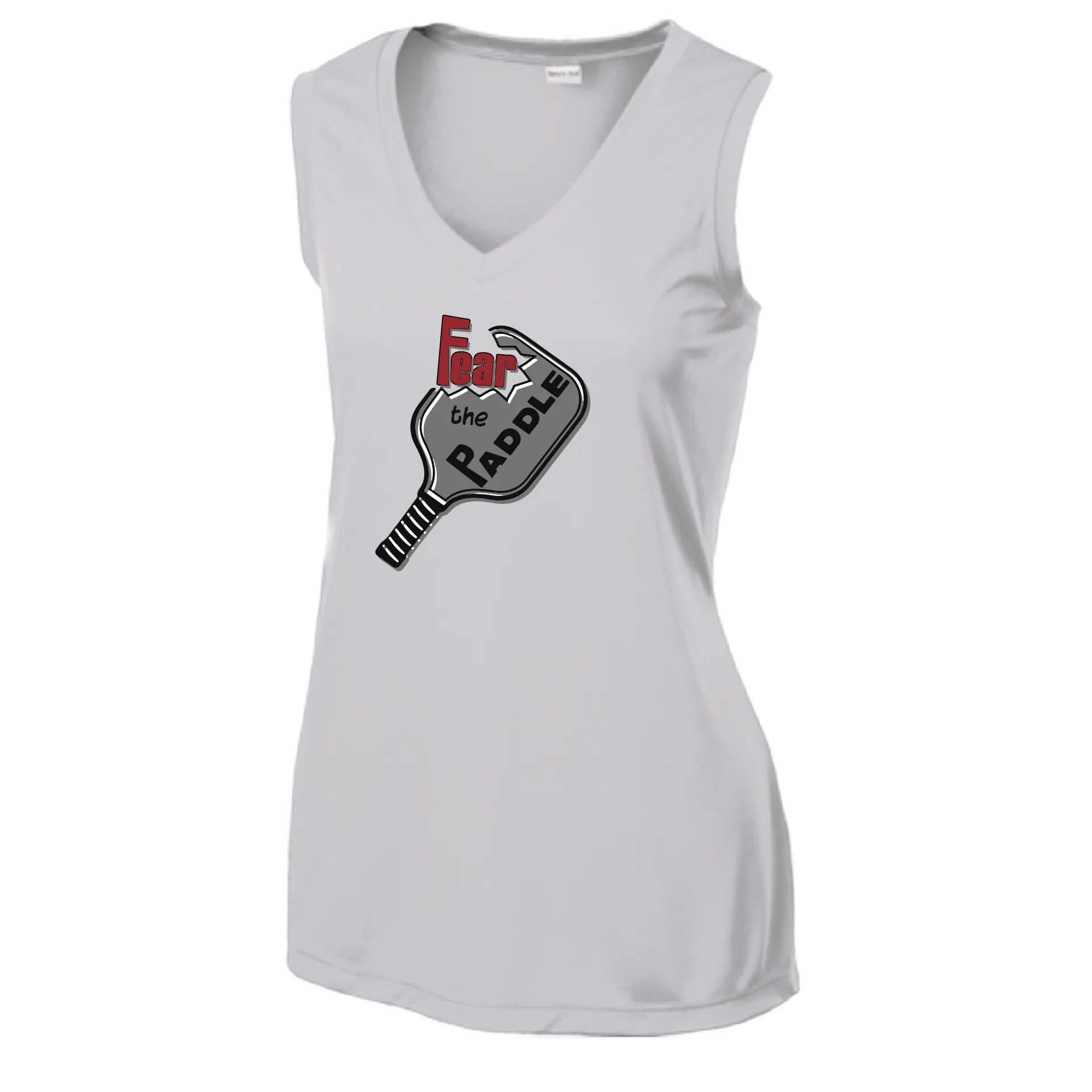 Fear The Paddle | Women’s Sleeveless Athletic Shirt | 100% Polyester