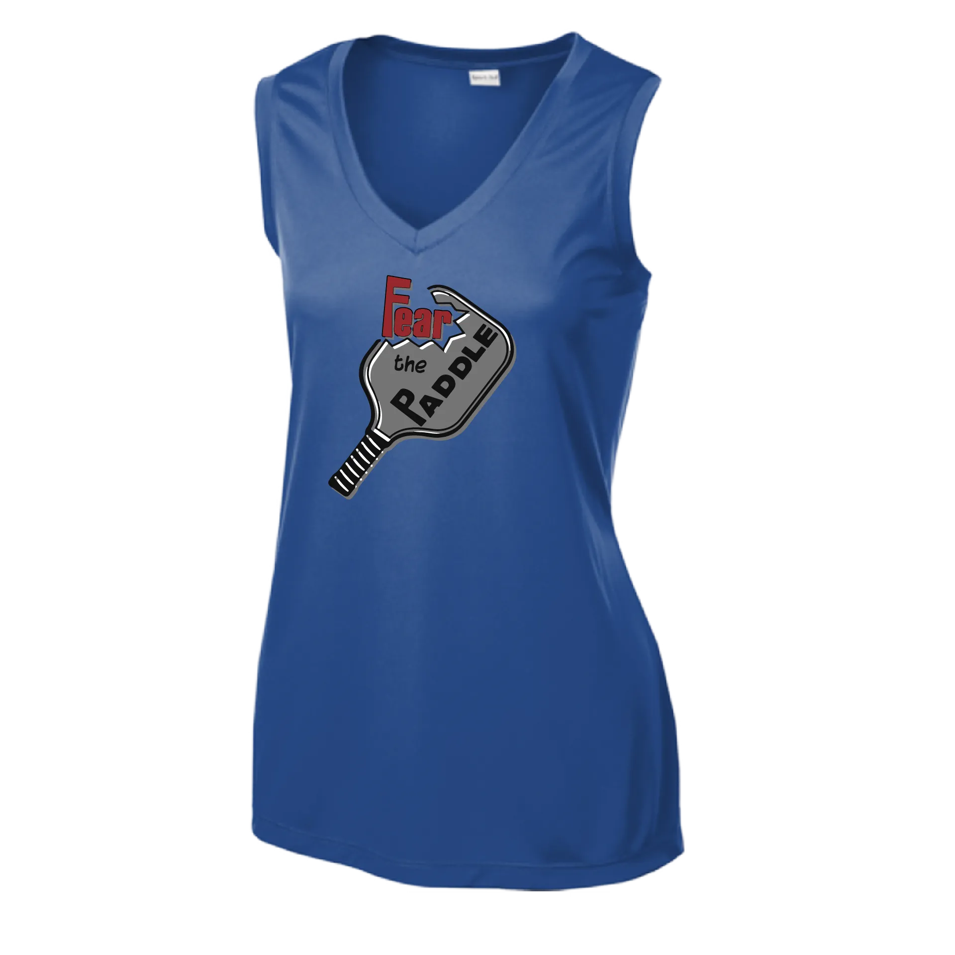 Fear The Paddle | Women’s Sleeveless Athletic Shirt | 100% Polyester