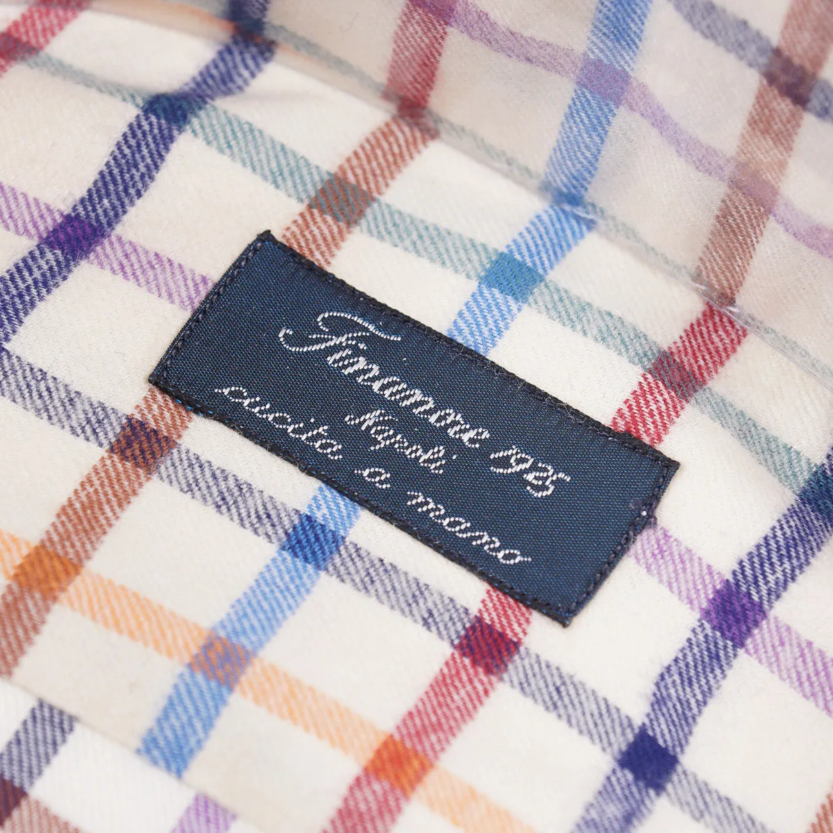 Finamore Soft Brushed Twill Cotton Shirt