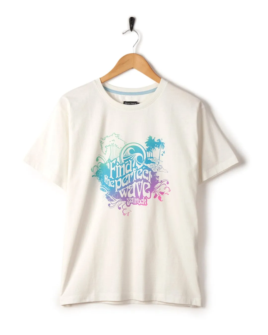 Find The Perfect Wave - Womens Short Sleeve T-Shirt