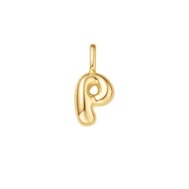 Gold P Letter Charm