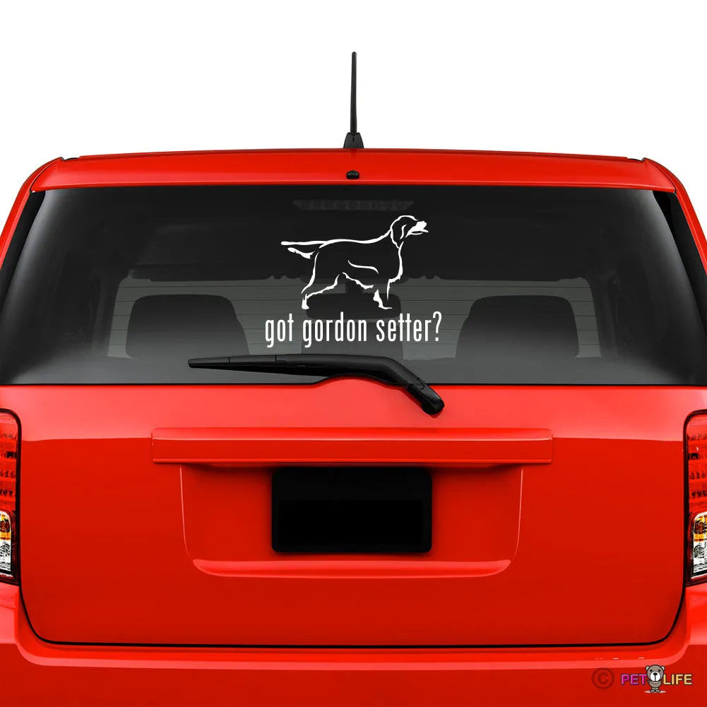 Got Gordon Setter Sticker