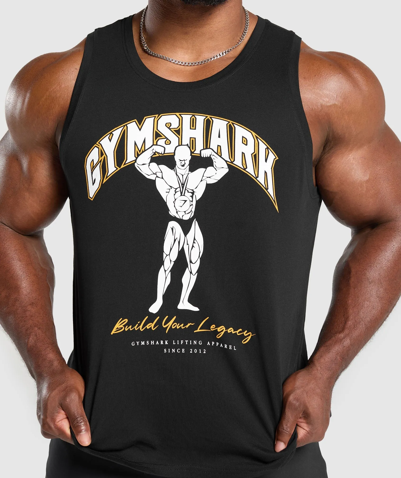 Gymshark Build Your Legacy Graphic Tank - Black