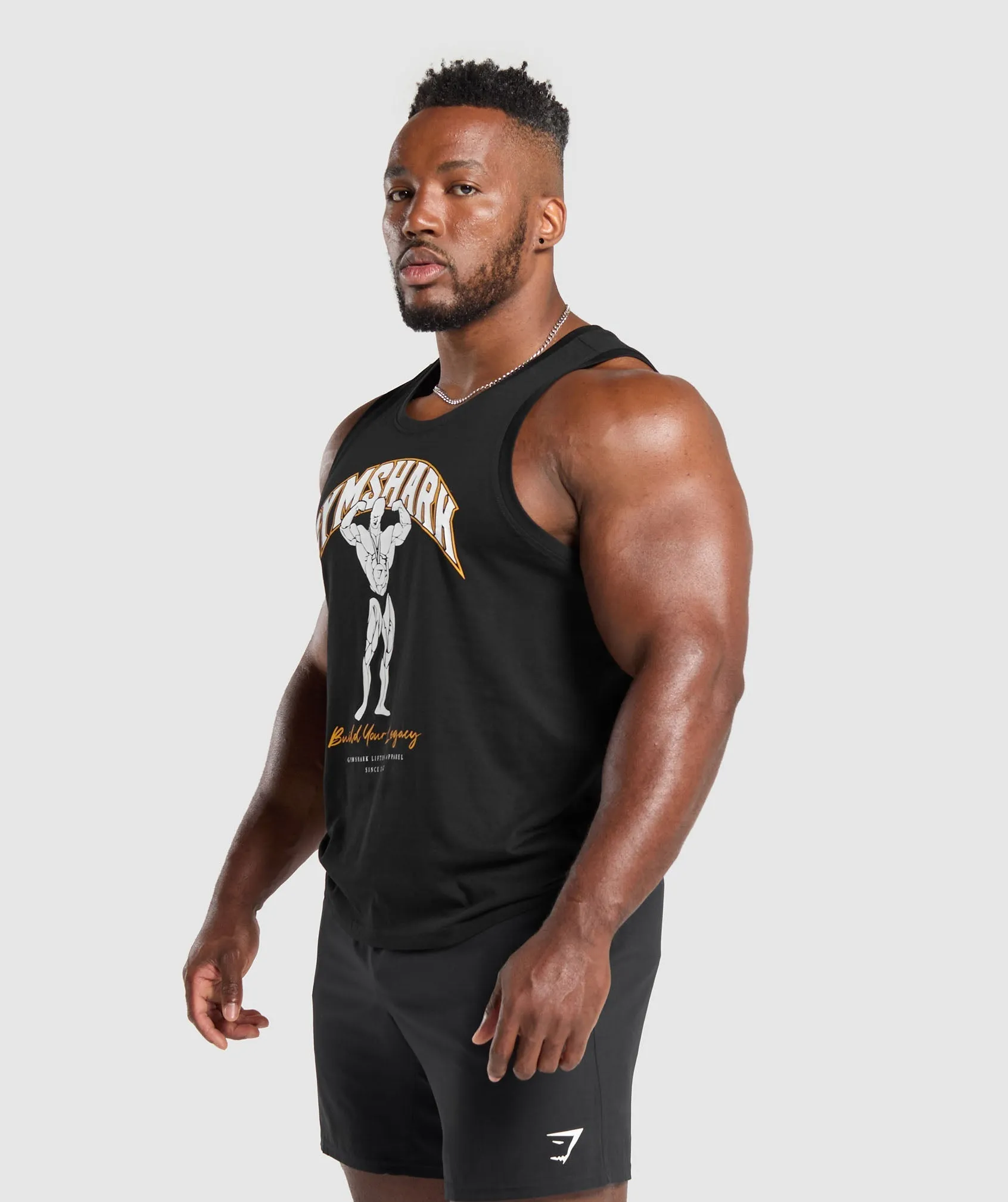 Gymshark Build Your Legacy Graphic Tank - Black