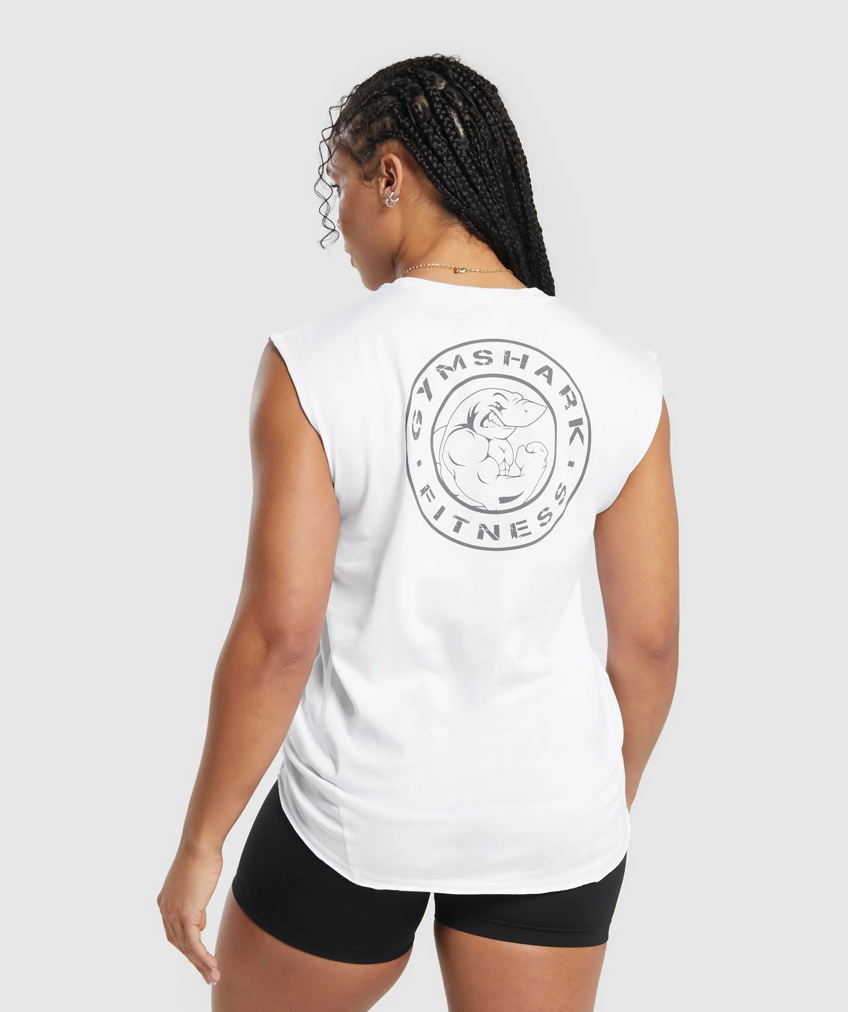 Gymshark Legacy Summer Tank - White