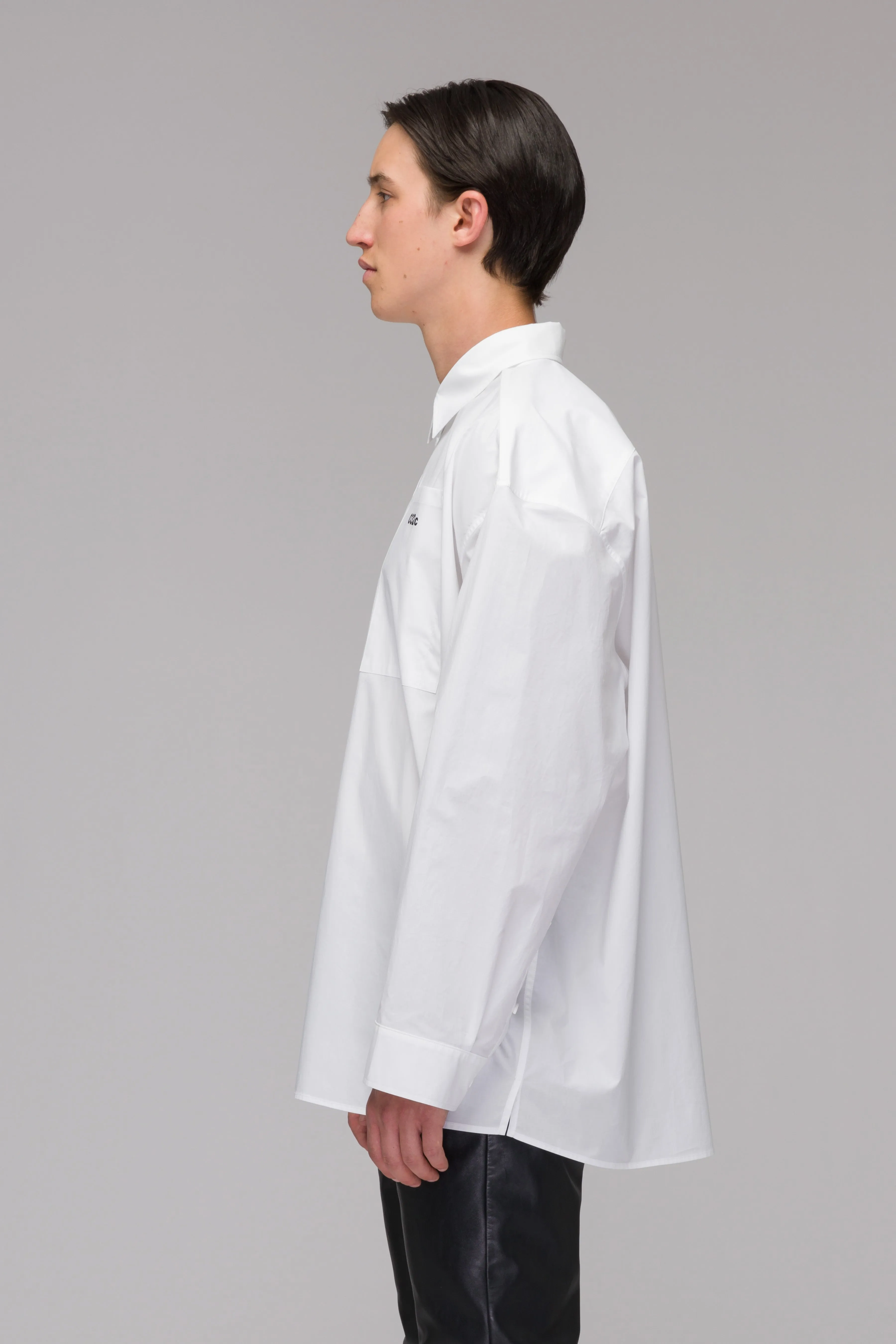 'HALF MOON' WIDE SHOULDER SHIRT