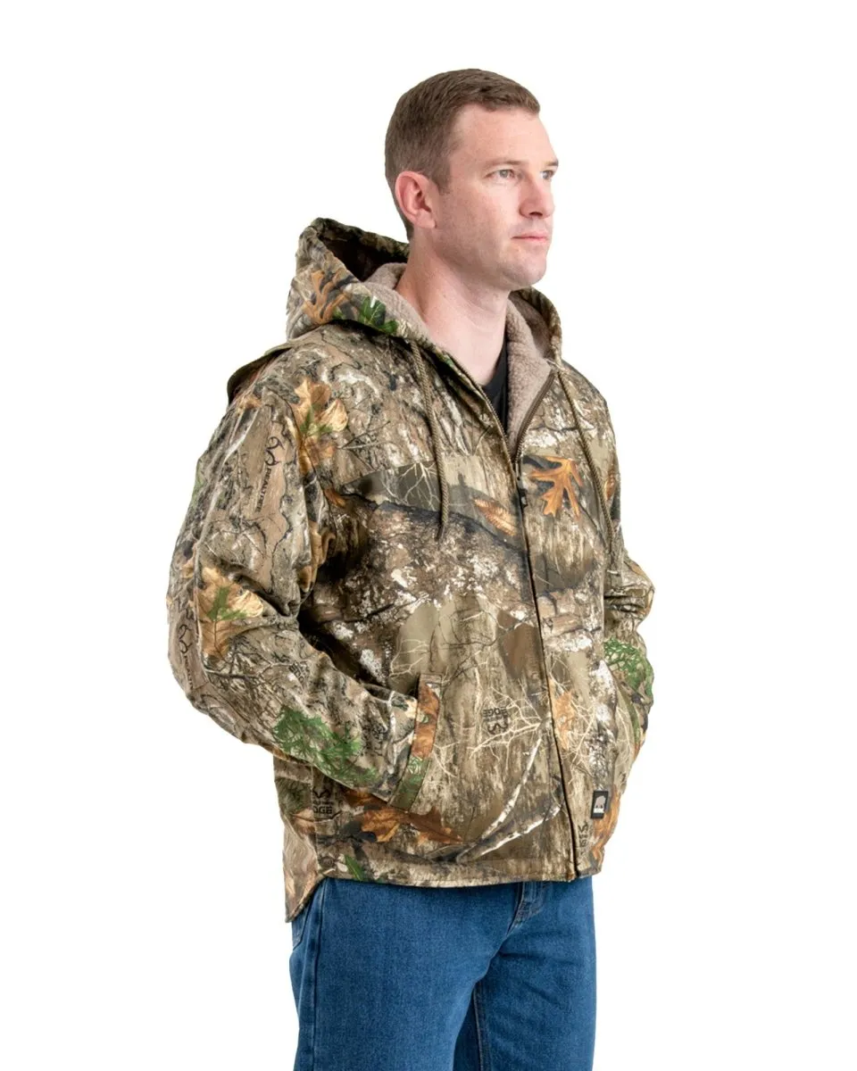 Heartland Realtree Edge Washed Duck Hooded Work Coat