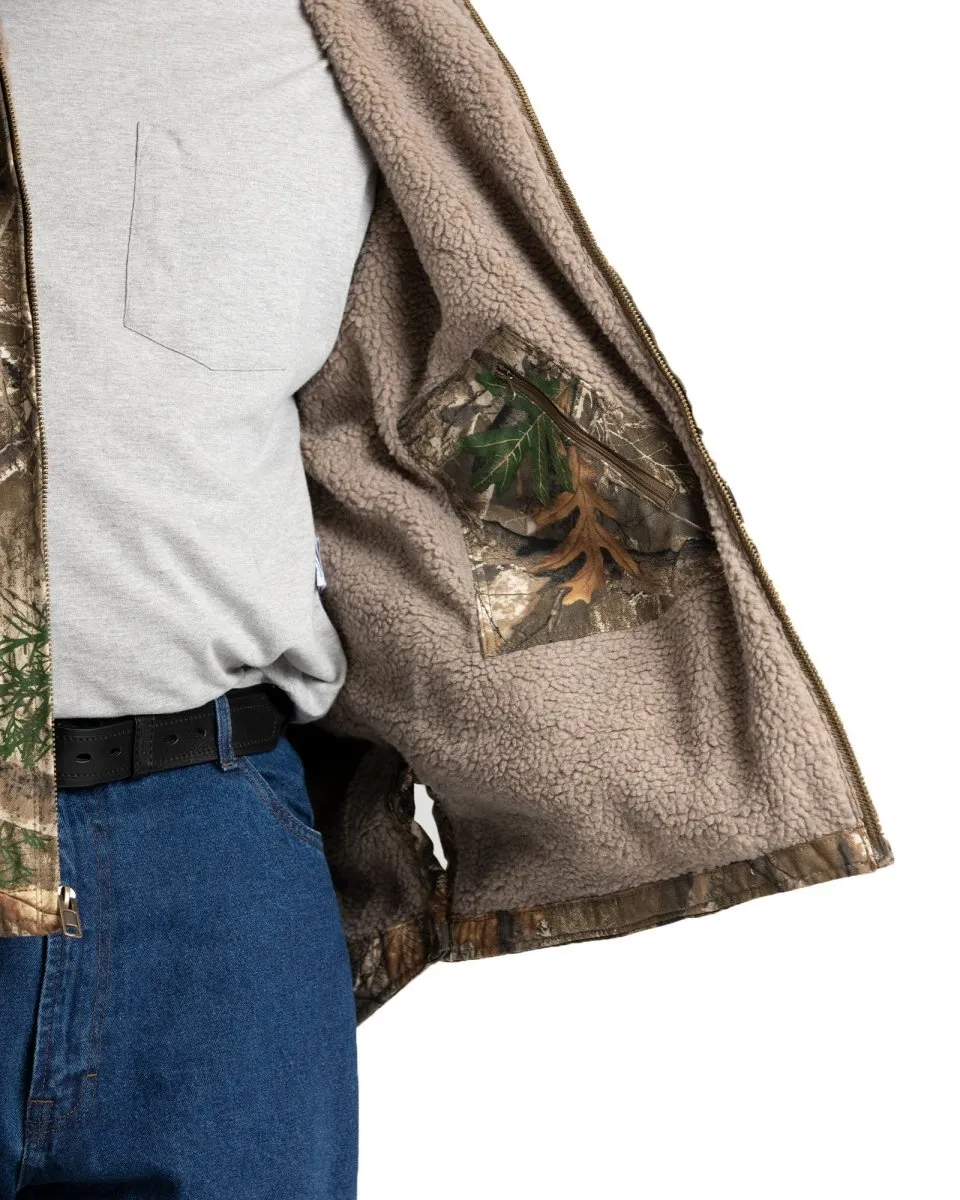 Heartland Realtree Edge Washed Duck Hooded Work Coat