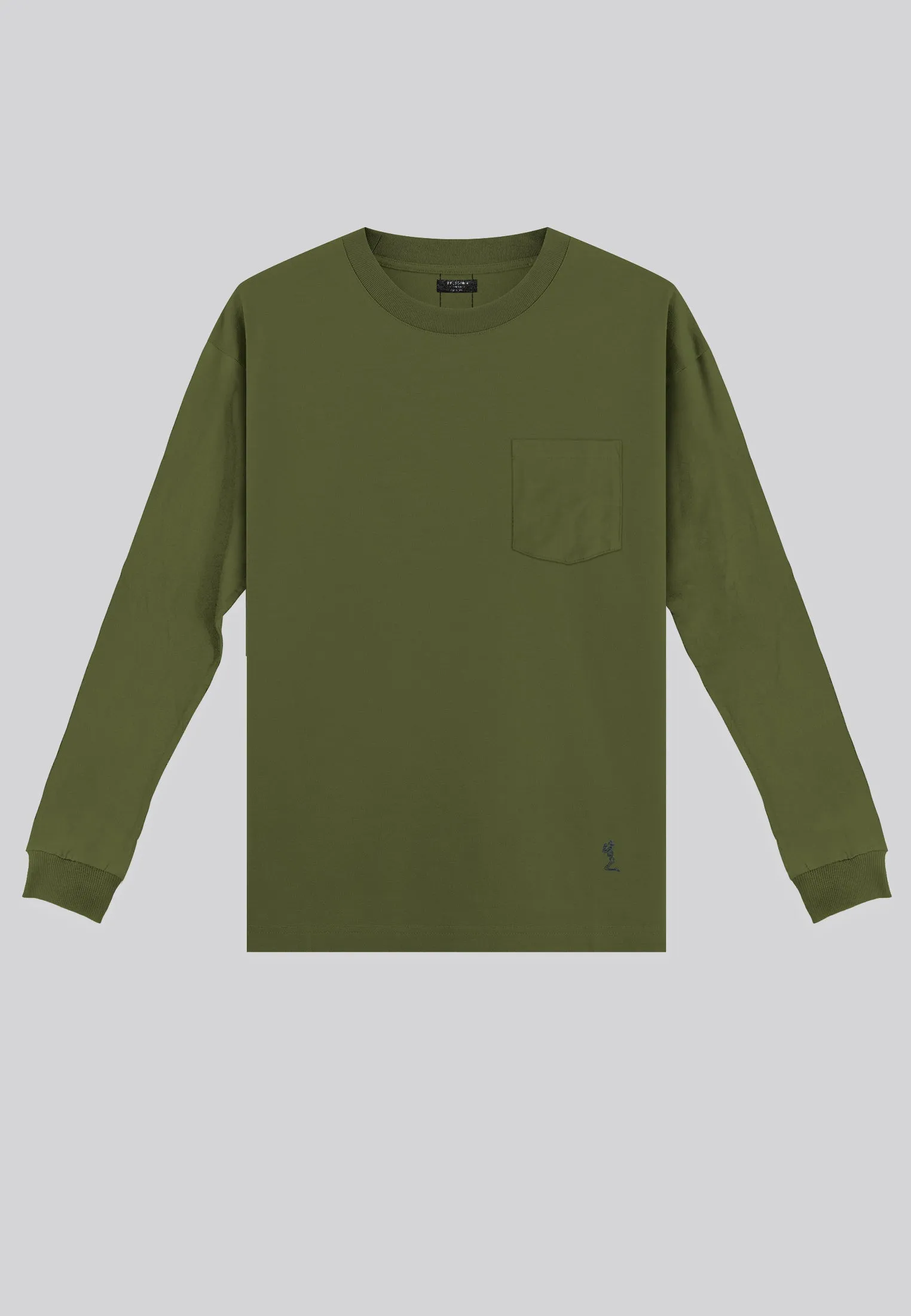 HEAVYWEIGHT LS POCKET T-SHIRT ARMY GREEN