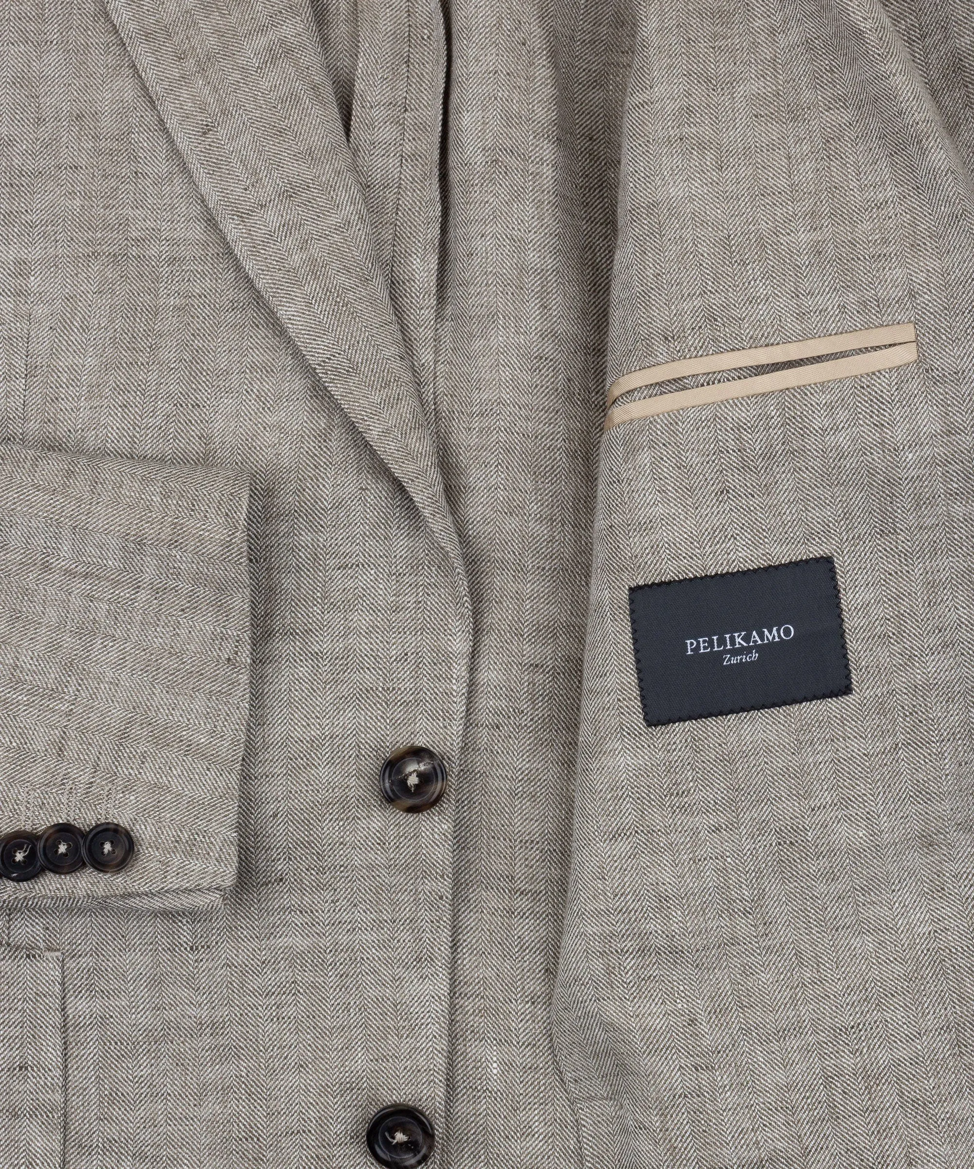 Herringbone Linen Jacket