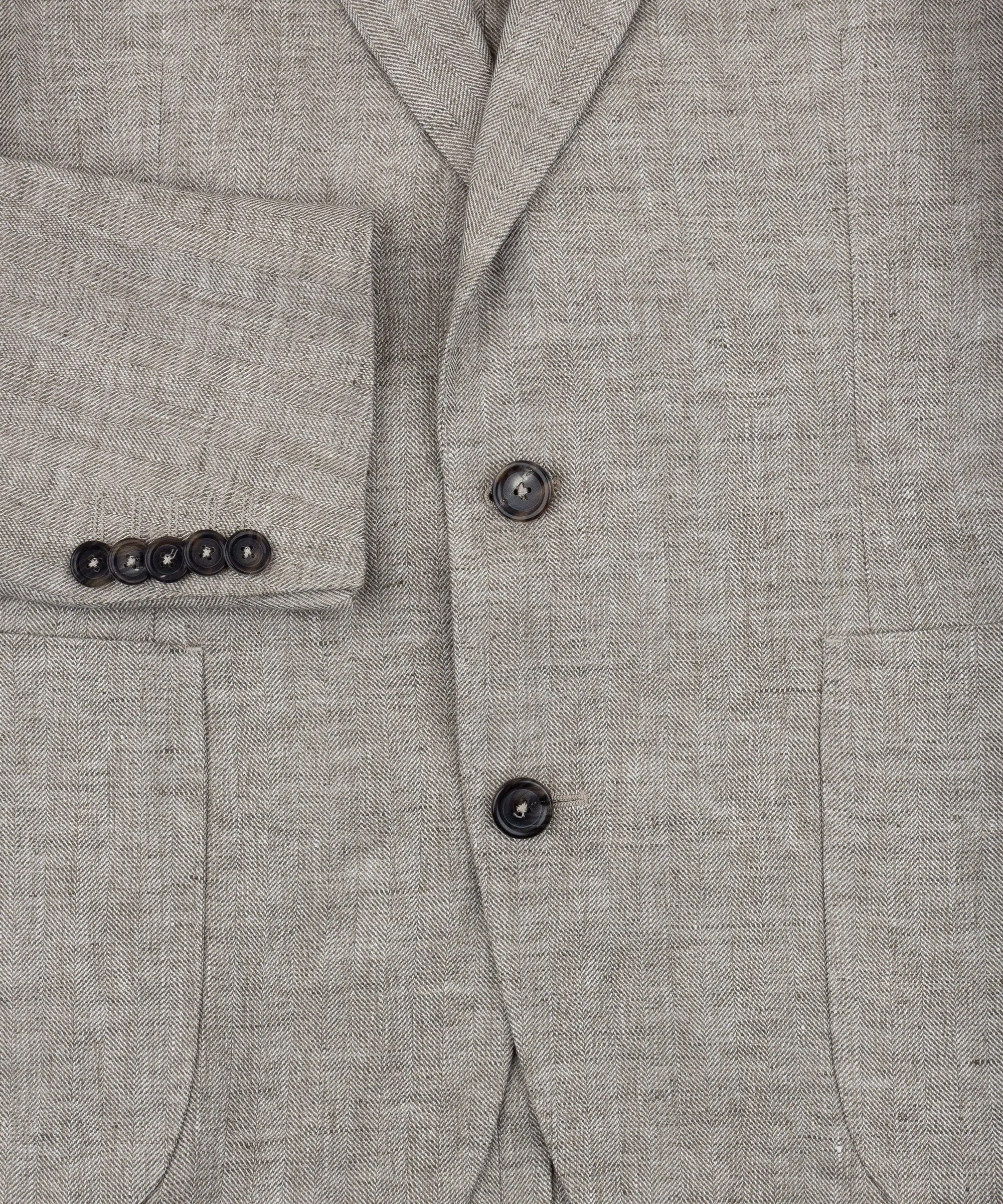 Herringbone Linen Jacket