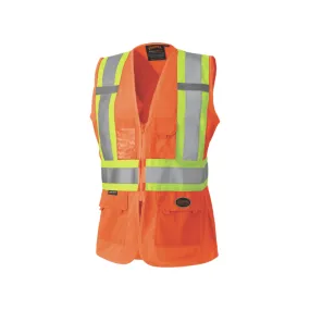 Hi-Vis Women's Safety Vest - TV-136OR