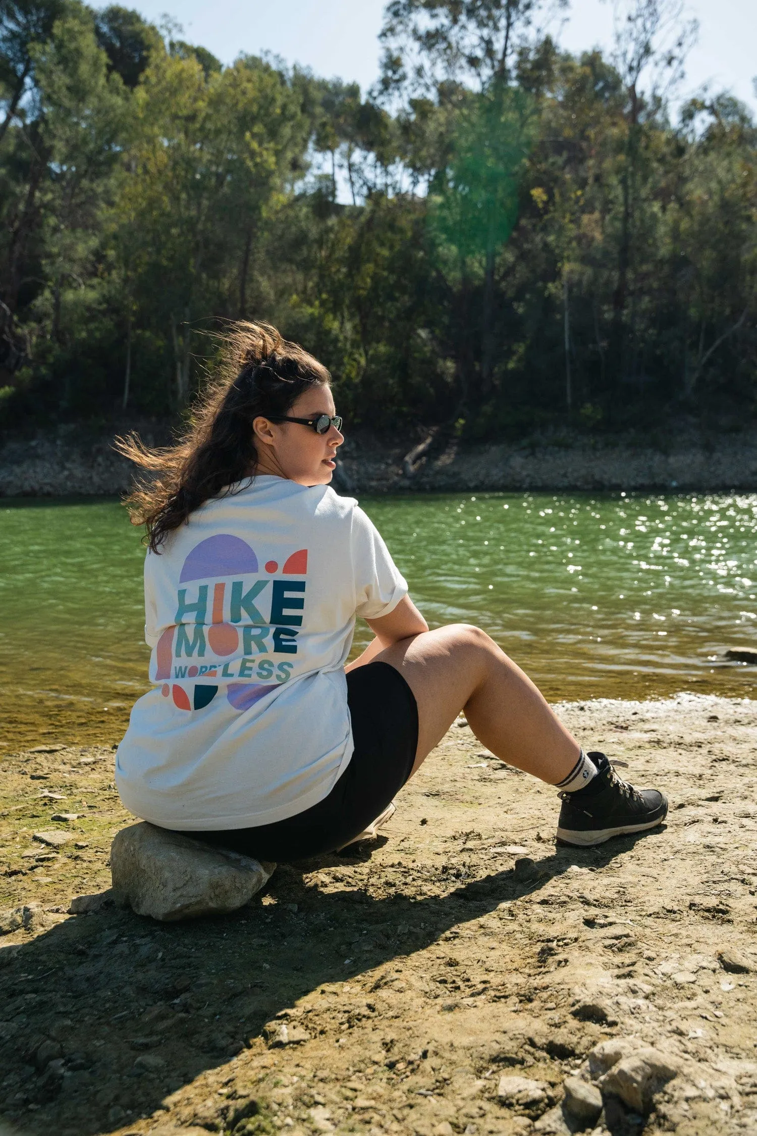 Hike More Graphic Tee - Off White