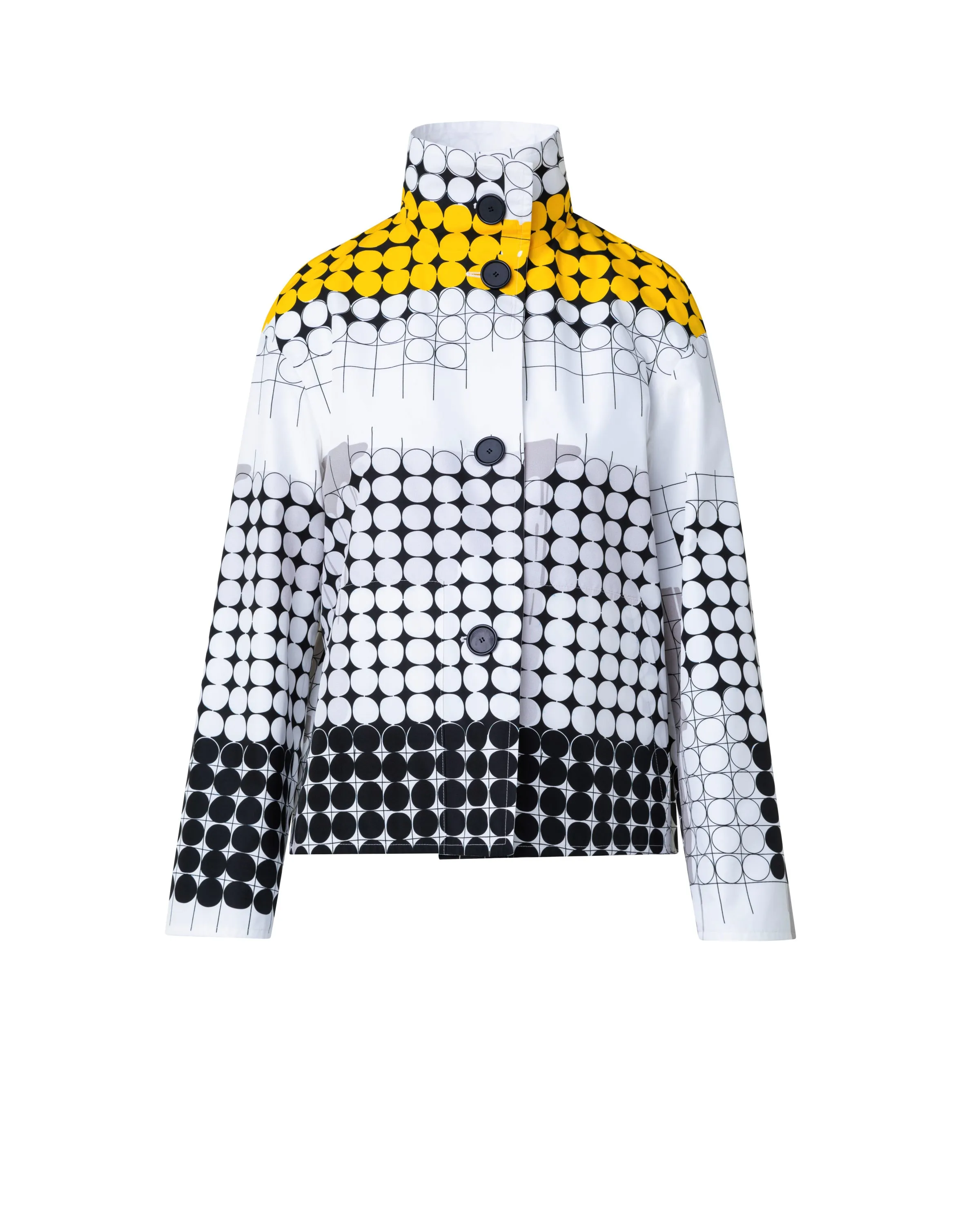 Jacket - Black/White/Yellow