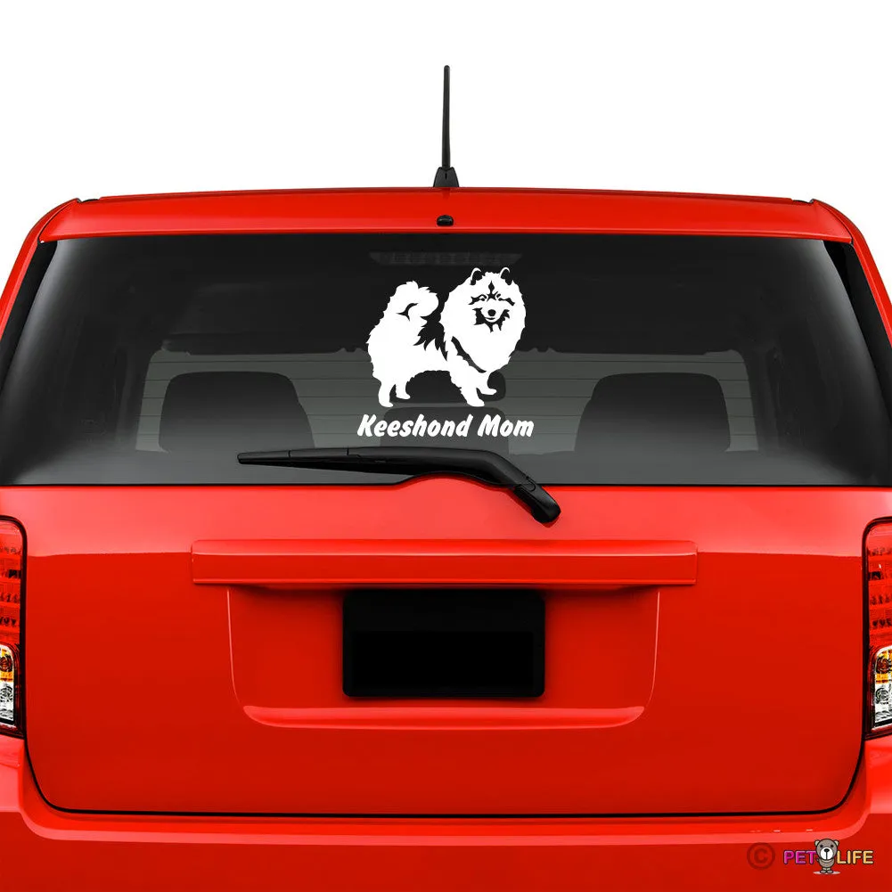 Keeshond Mom Sticker