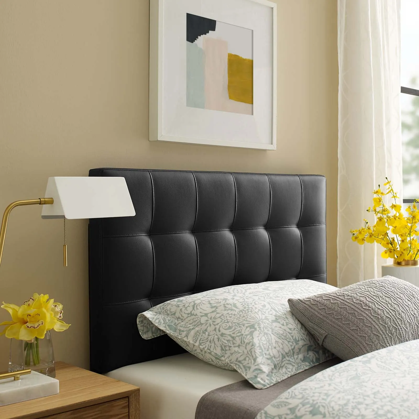 Lily Upholstered Vinyl Headboard