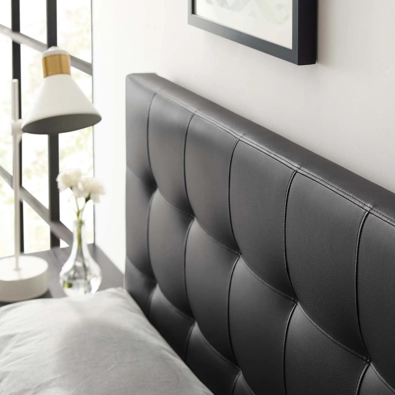 Lily Upholstered Vinyl Headboard