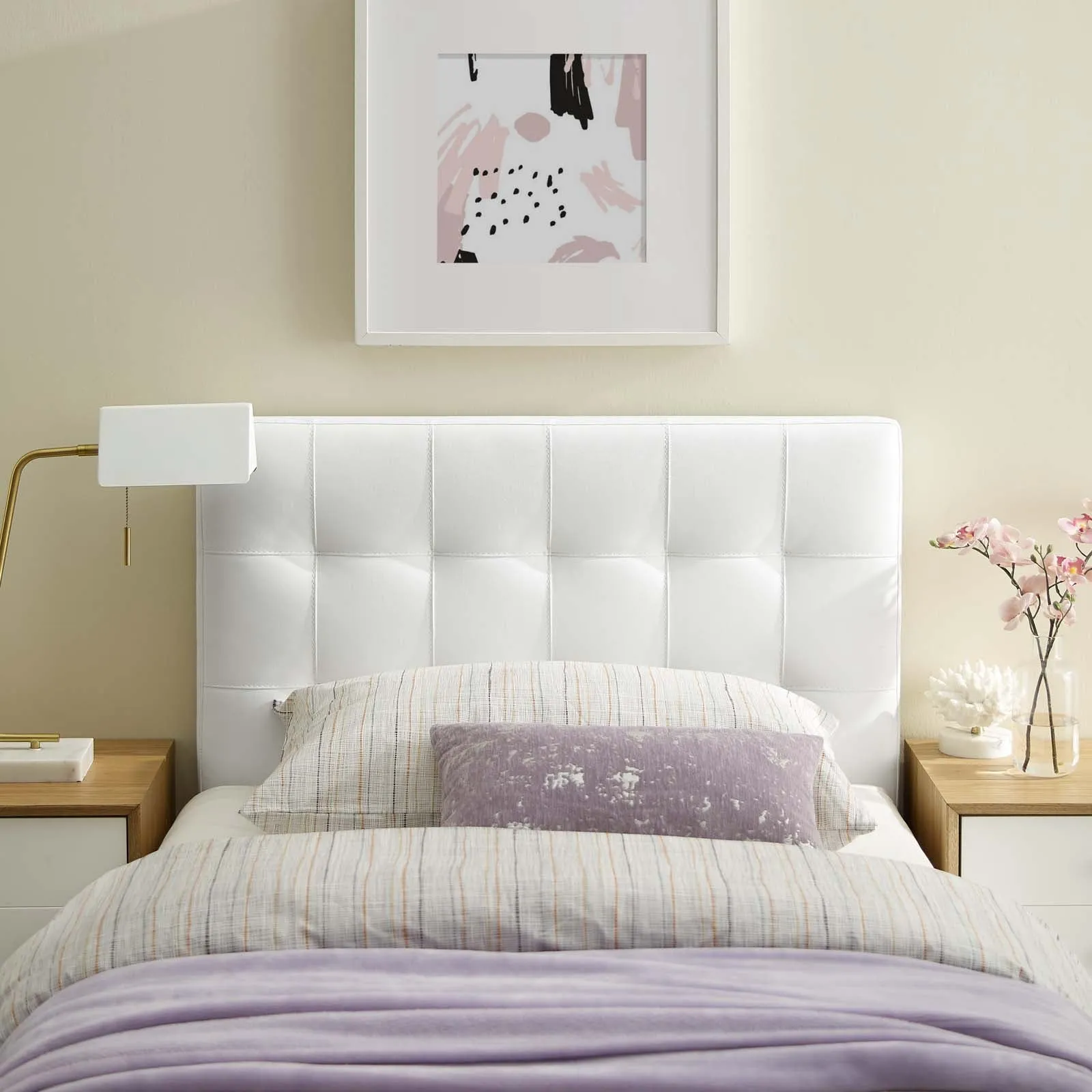 Lily Upholstered Vinyl Headboard