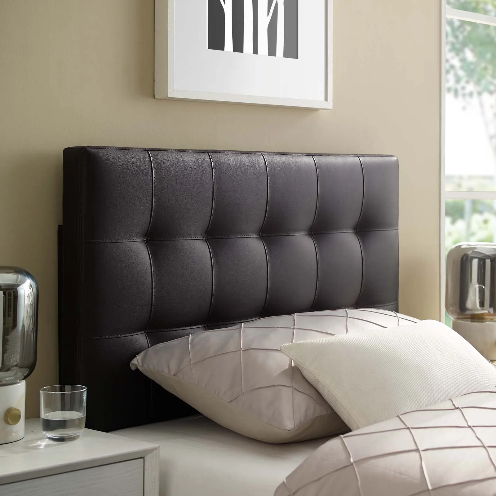 Lily Upholstered Vinyl Headboard