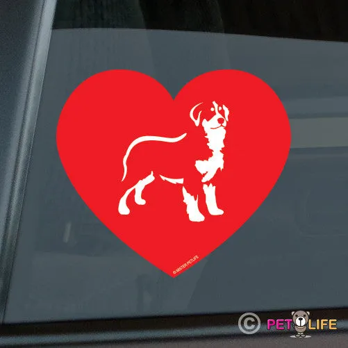 Love Bernese Mountain Dog Sticker