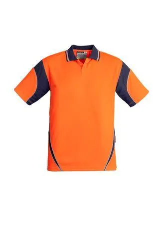 Mens Hi Vis Aztec Polo - Short Sleeve