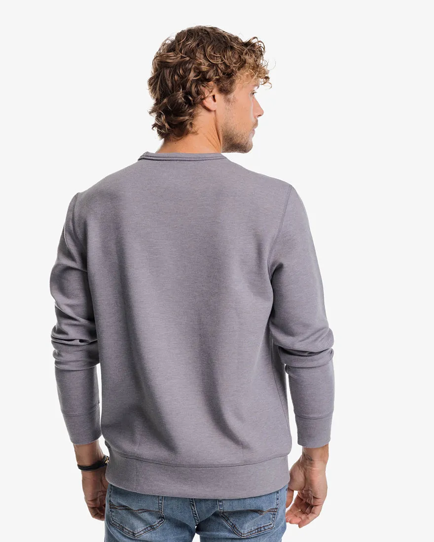 Mens Longsleeve Lockley Interlock Heather Crew