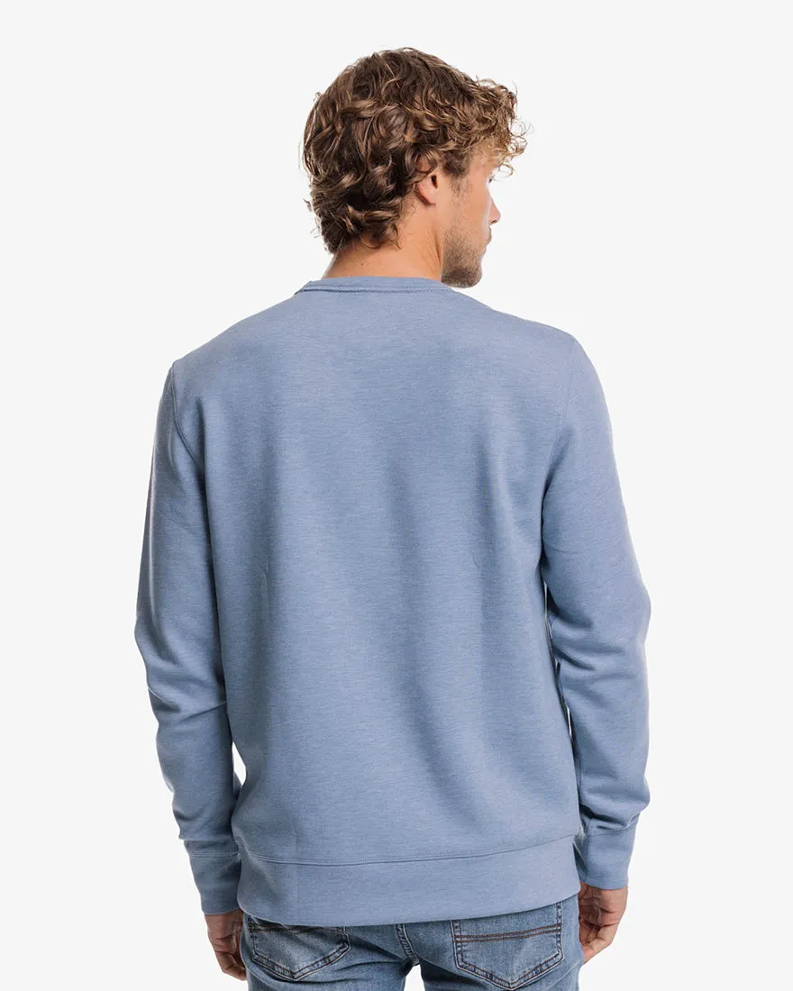 Mens Longsleeve Lockley Interlock Heather Crew