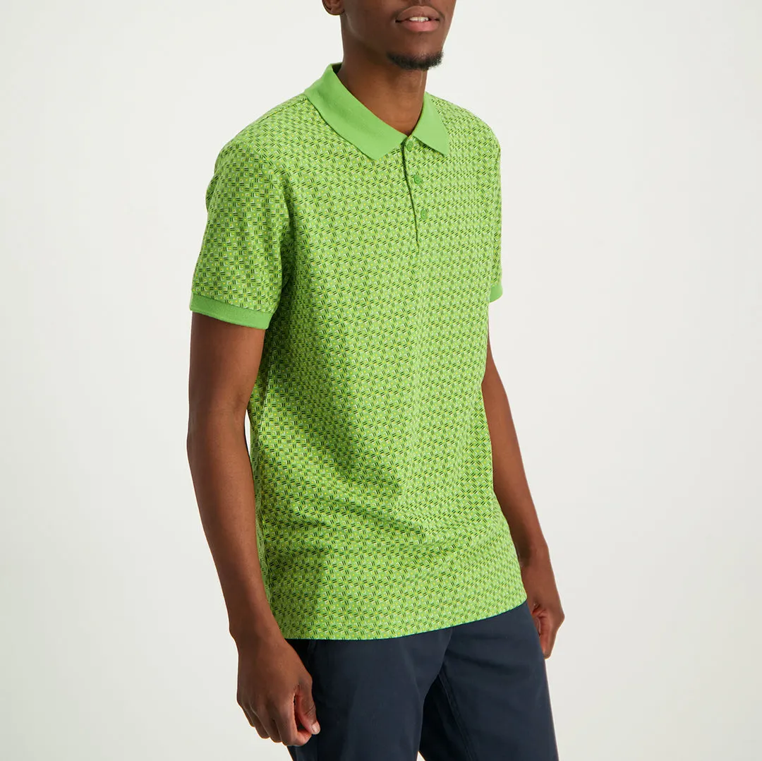 MENS MODA GREEN AOP GOLFER