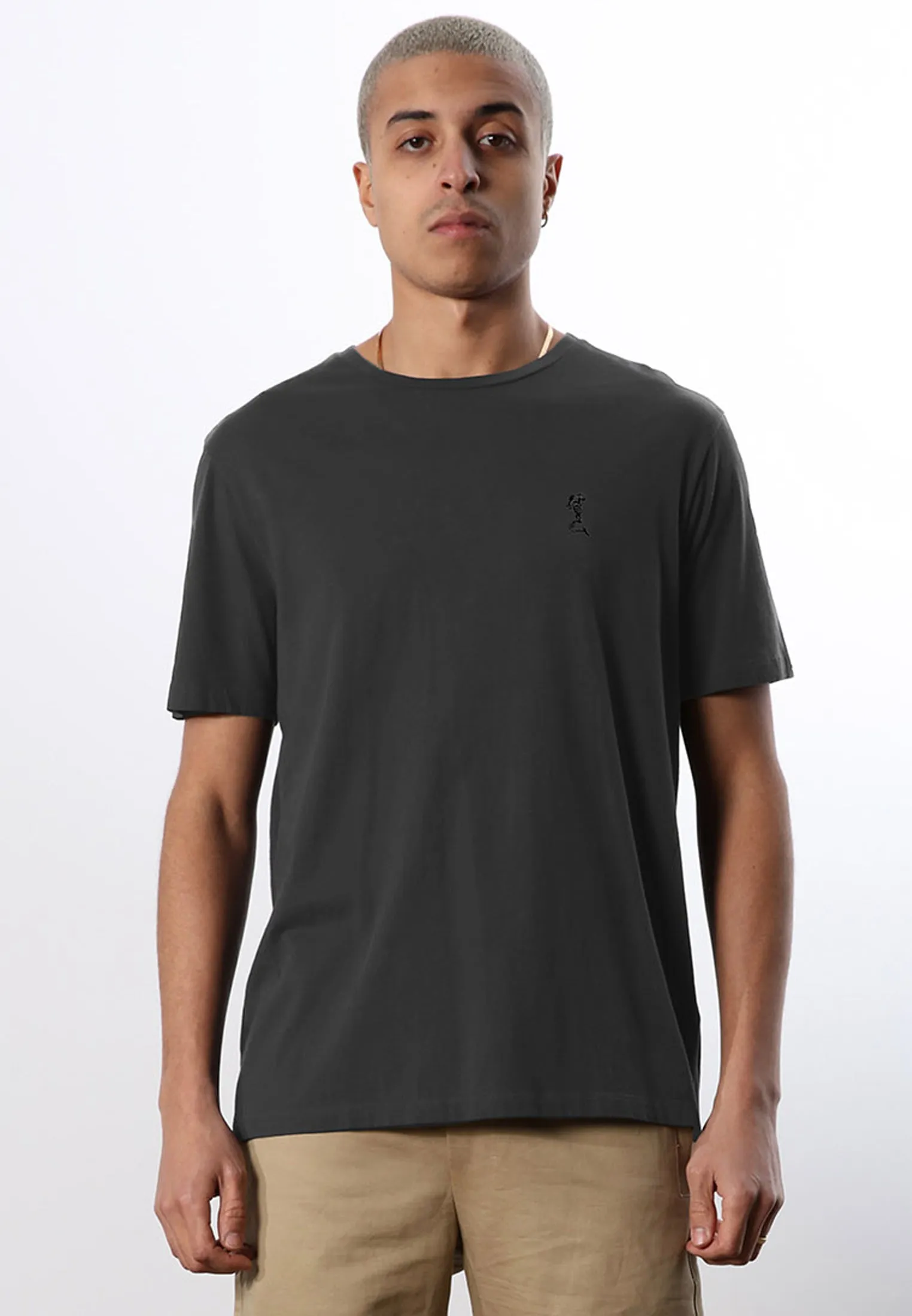 ORGANIC CORE T-SHIRT BLACK OYSTER