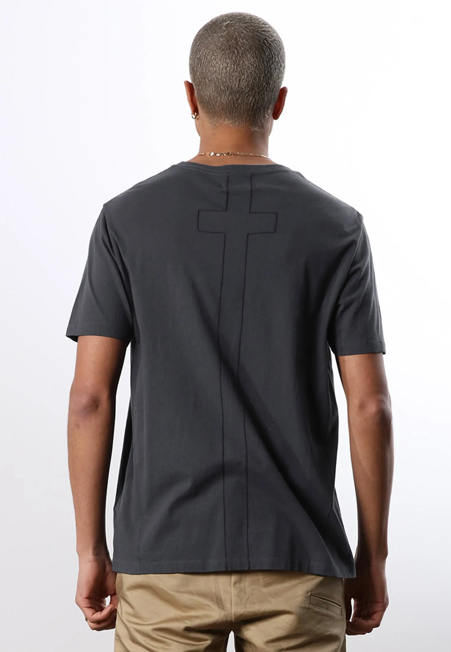 ORGANIC CORE T-SHIRT BLACK OYSTER