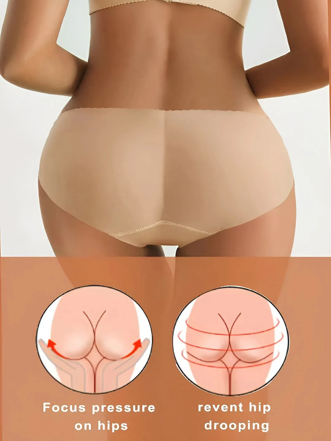 Padded Panties Underwear butt enhancer - BOGO