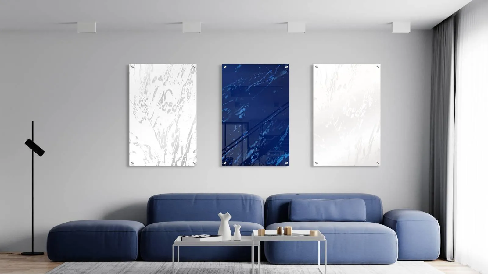 Plaster Pattern Set of 3 Prints Modern Wall Art Modern Artwork