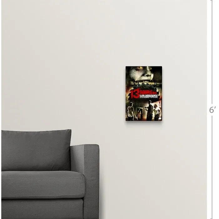 "13 Hours in a Warehouse - Movie Poster" Canvas Wall Art