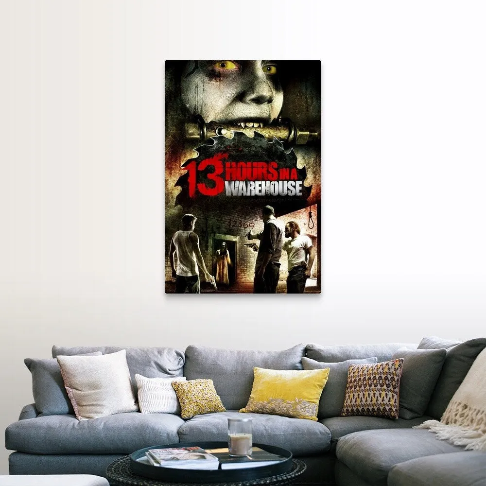 "13 Hours in a Warehouse - Movie Poster" Canvas Wall Art