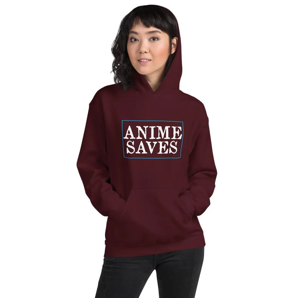 "Anime Saves" Unisex Hoodie