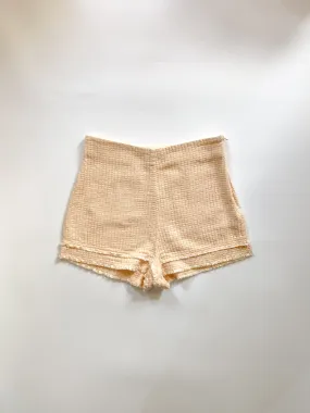 Raw Edge Tweed Shorts