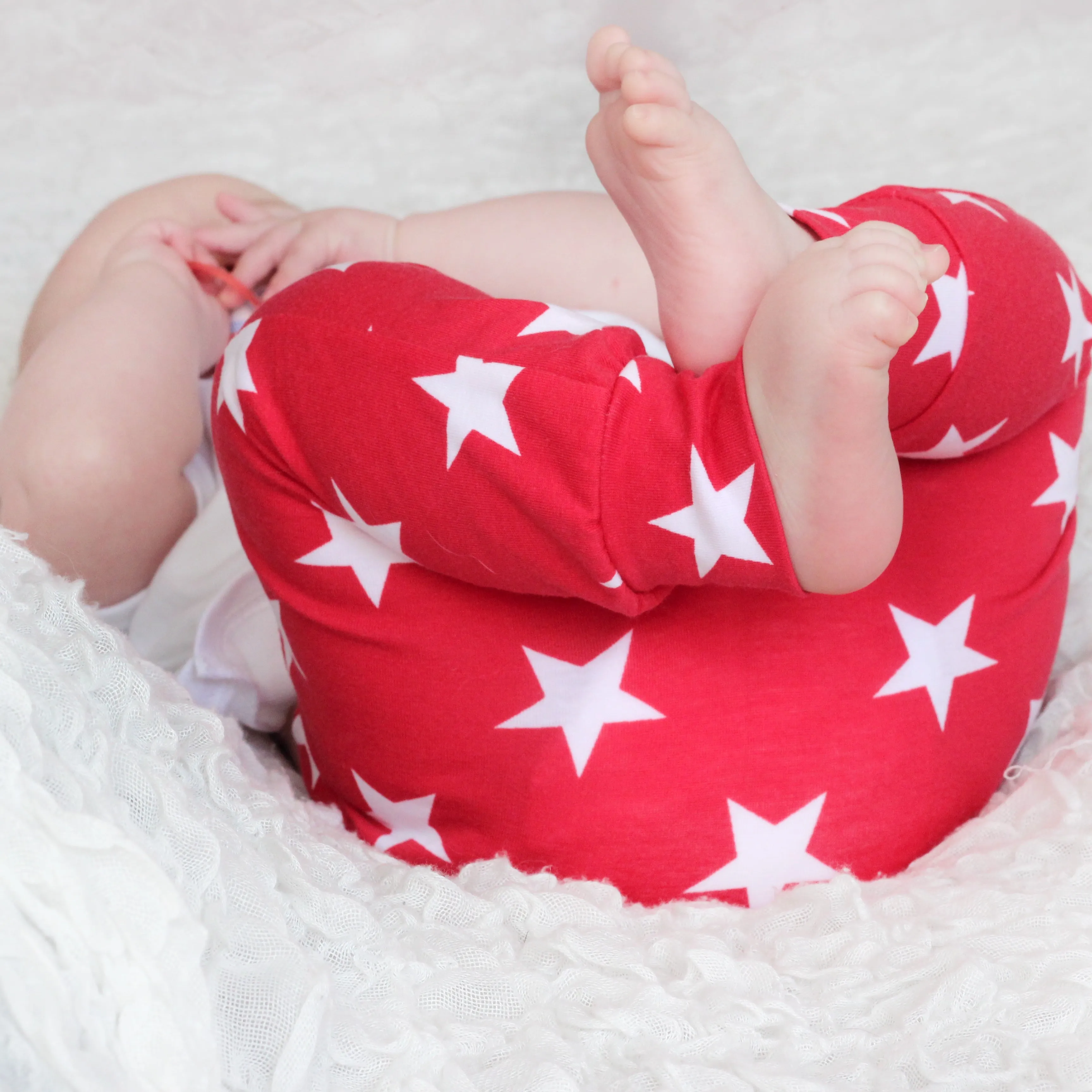 Red star Print Baby Leggings 0-6 Years