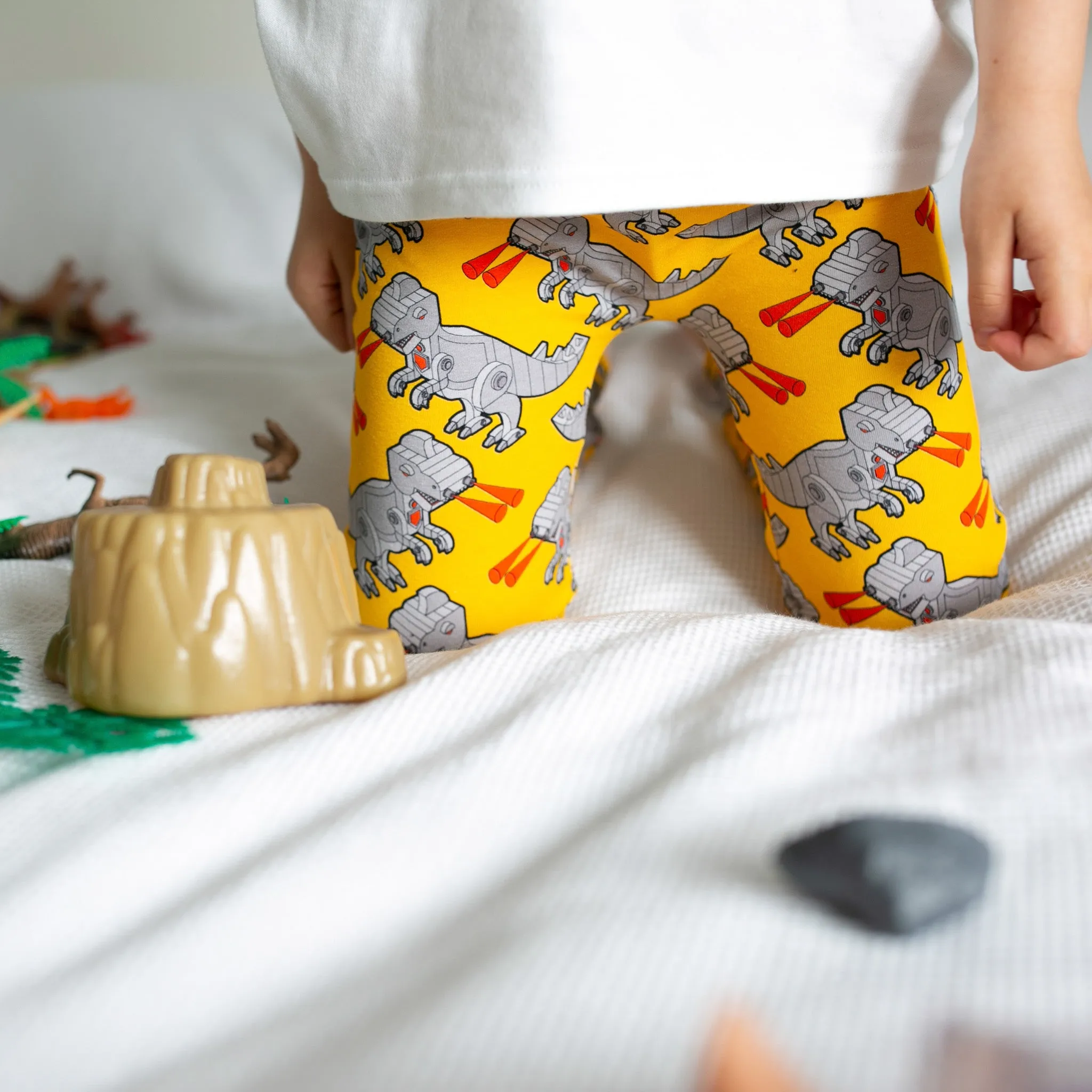 Robot dino print Child & Baby Leggings