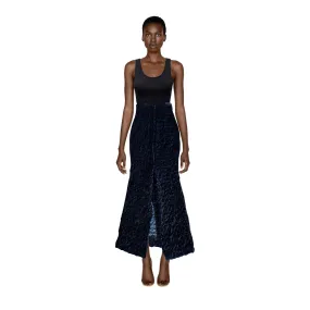 ROMEO GIGLI Black Long Skirt | Size 44