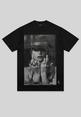 SALUTE T-SHIRT BLACK