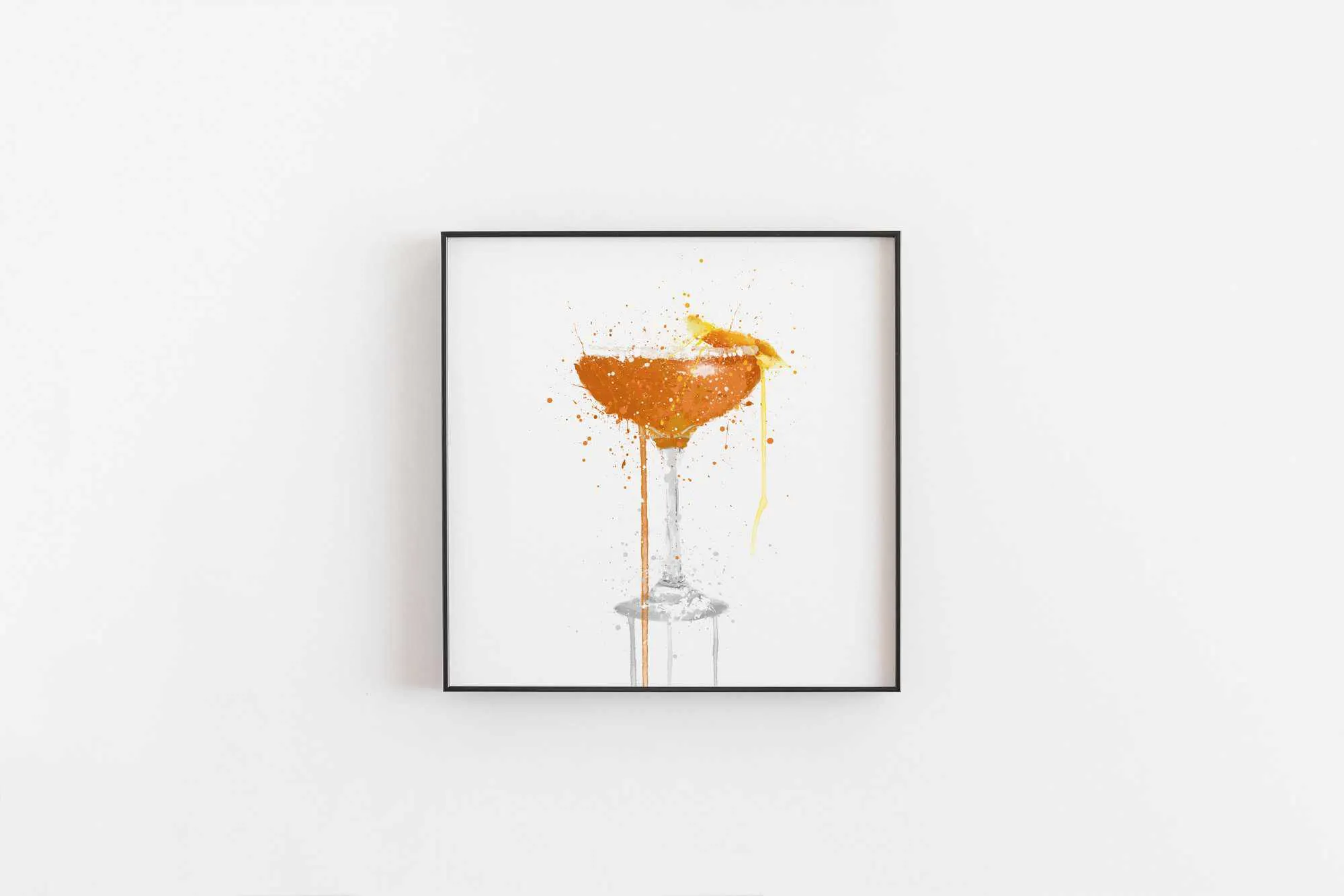 Side Car Cocktail Wall Art Print