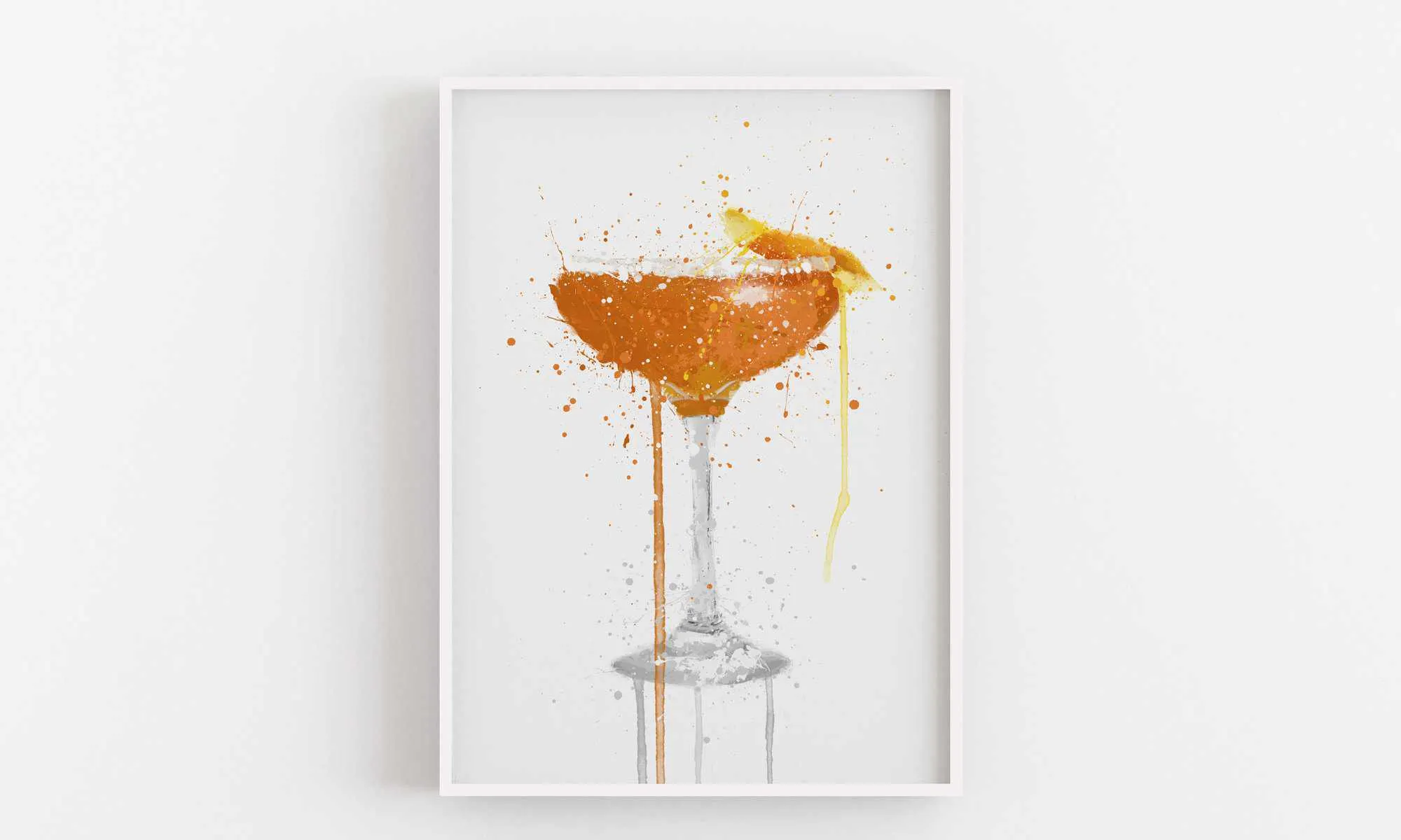 Side Car Cocktail Wall Art Print