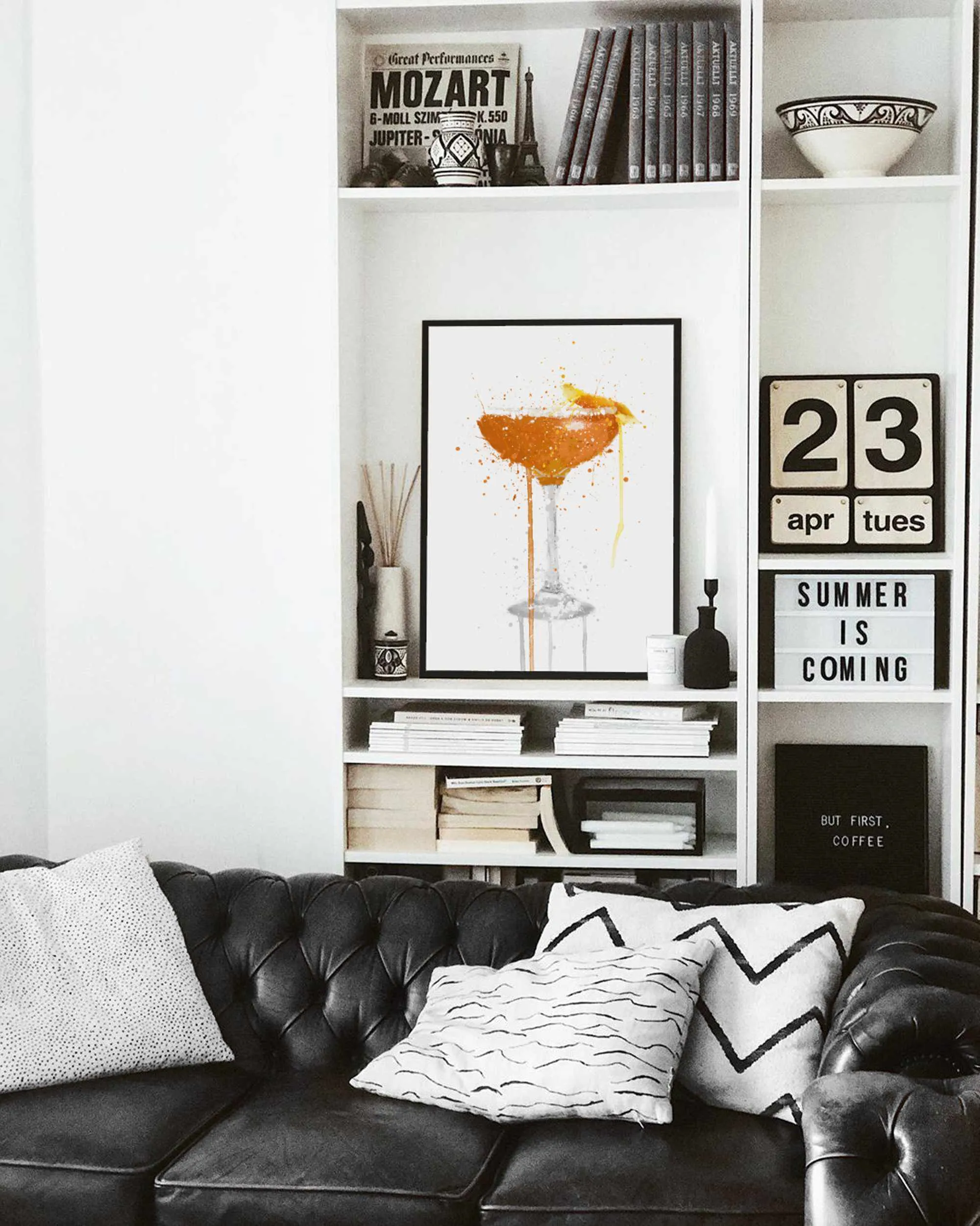 Side Car Cocktail Wall Art Print