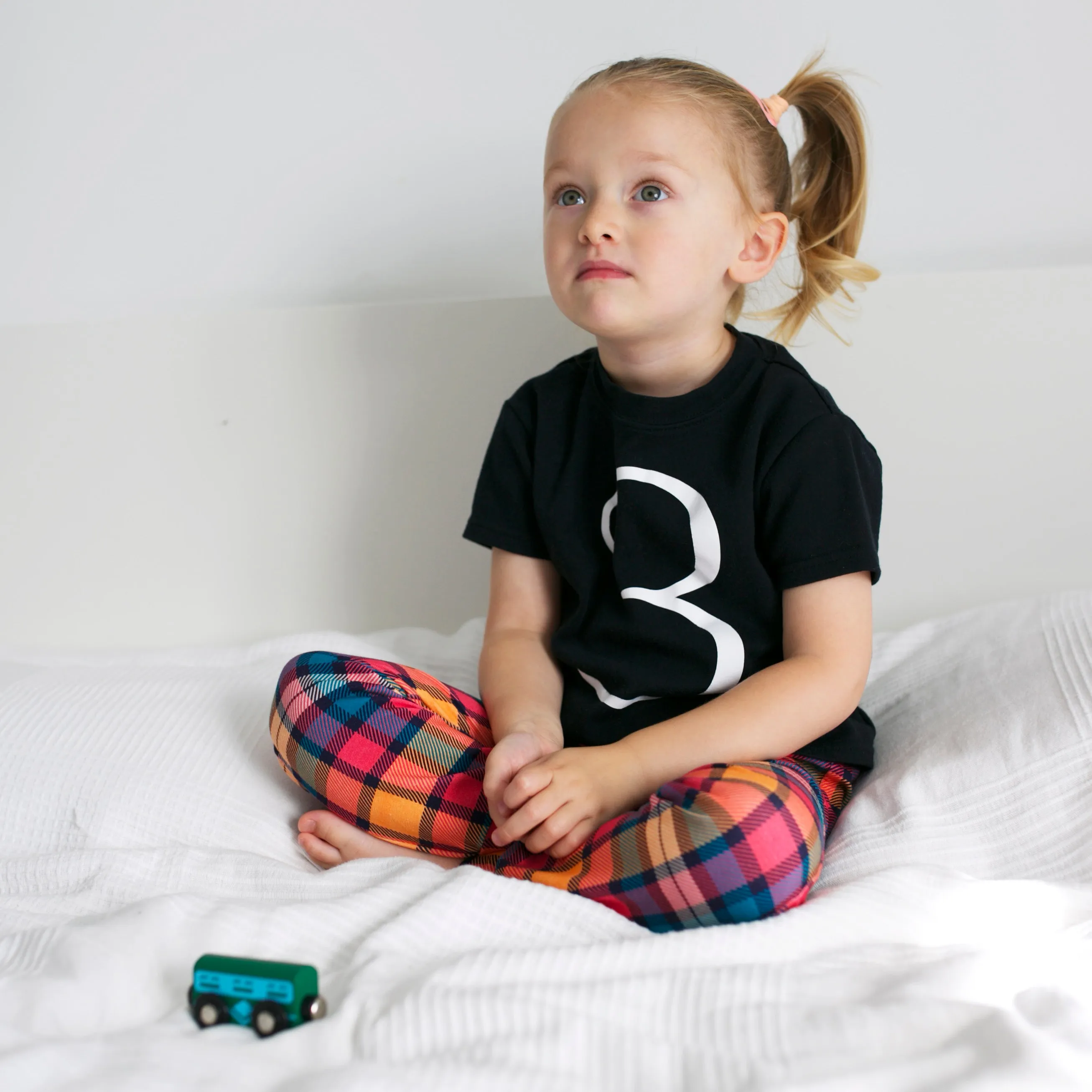 Sunset Tartan Leggings 0-9 Years